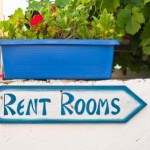 Rooms to rent sign