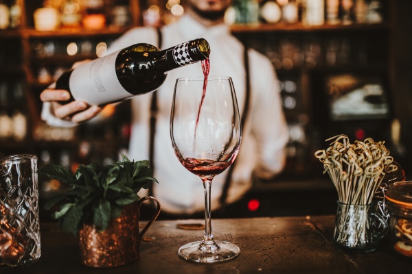 Bartender Pouring Wine